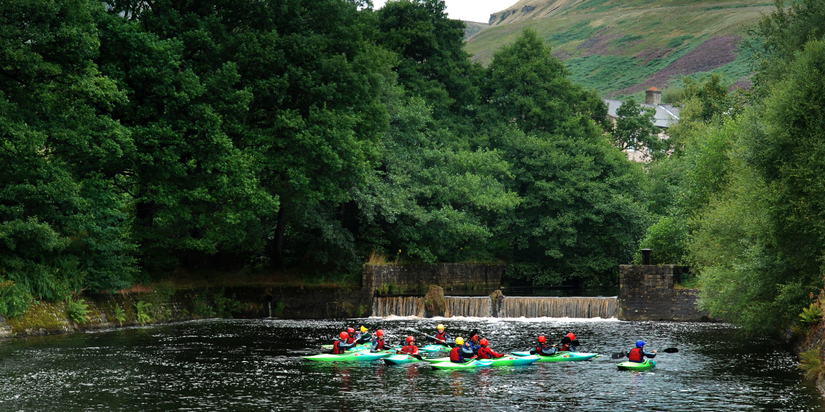 Kayaking at crowden